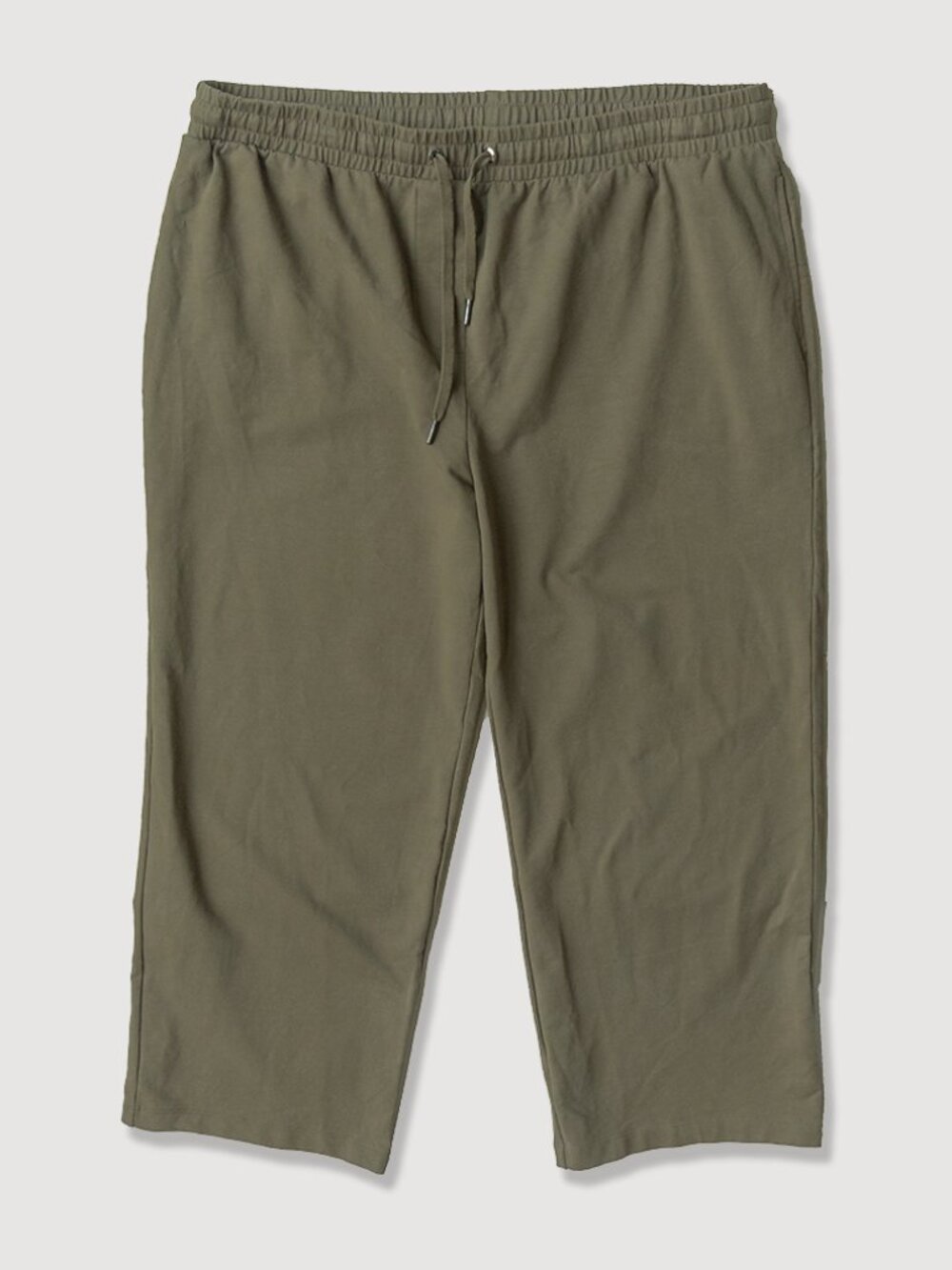 Universal Standard Highbridge Pants Wide Leg Brown Cotton Elastic Waist Knit
